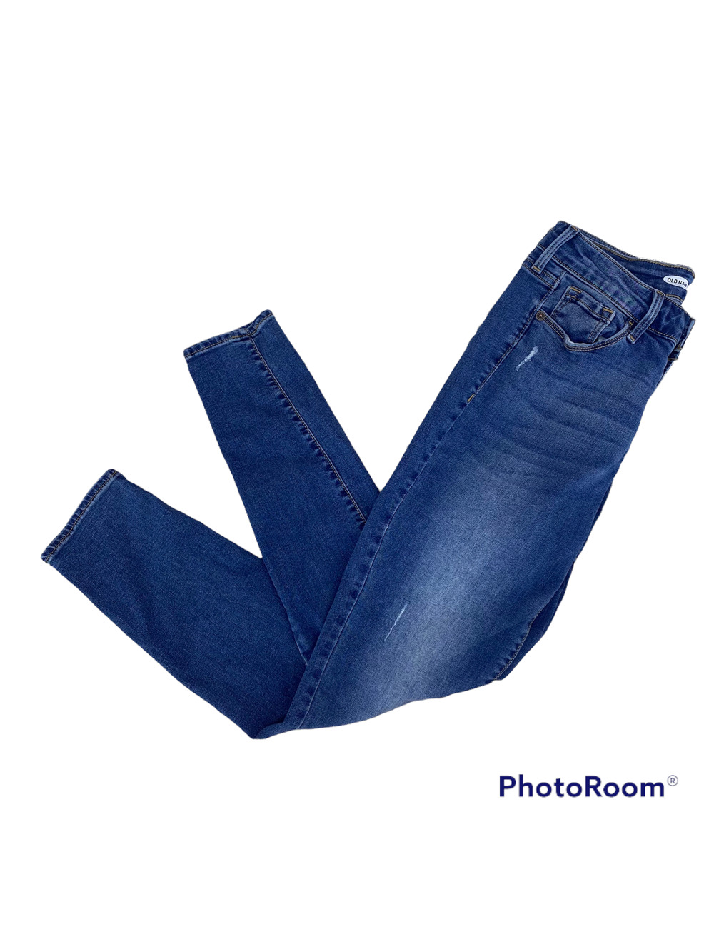 Old Navy Women's Rockstar Super Skinny Jeans Size 6 Stretch High Rise Zipper Fly